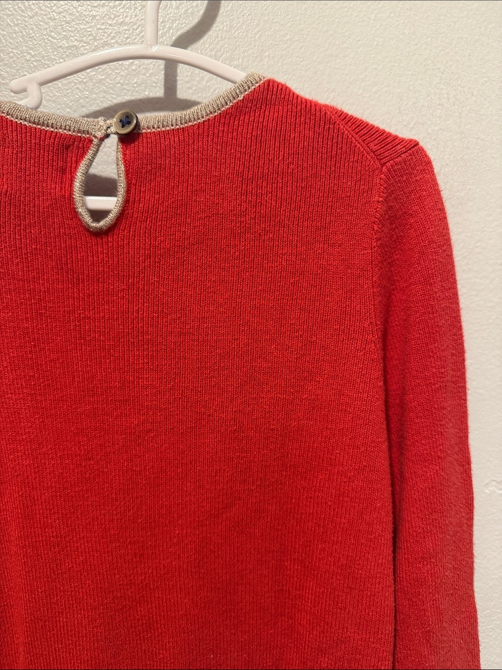 Mini Boden 7 - 8 Years Nutcracker Soldier Red Gold Striped Knit Dress Christmas - Picture 8 of 11